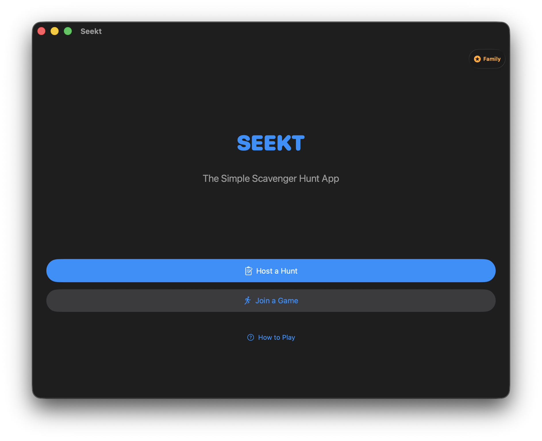 Seekt running on Mac